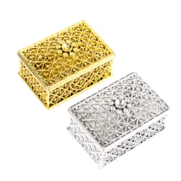 Cutout Sugar Box Trinket Box Mini Storage Jewelry Box Vintage Candy Necklace Earrings Beaded Trinket Box Small Wedding Decor