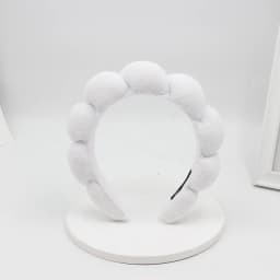 Women Girls Sponge Co Spa Makeup Bubble Terry Cloth Headband Puffy Retro Hair Bands Soft Hairband Headwear