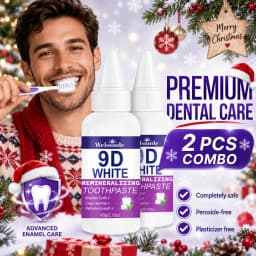 2PCS Whitening Toothpaste for Deep Cleaning & Brighter Smile, Purple Remineralizing Hydroxyapatite Toothpaste, European Formula with Minty Fresh Breath, Gentle on Gums, Travel-Size 60g*2, Ideal Oral Hygiene Gift for Women & Men, Local Warehouses