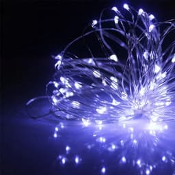 LED Outdoor Light String Fairy Garland Battery Power Copper Wire Lights For Christmas Festoon Party Wedding 8 Colors