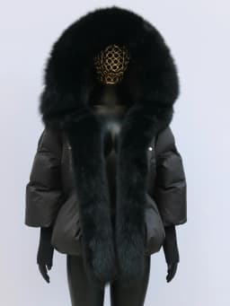 Women Coat White Duck Down Jacket Super Large Real Red Fox Fur Collar Hooded New Fashion Outerwear Puffer Jacket New
