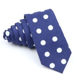 Cotton Men's Dots Neck Tie Classic Skinny Tie For Men Red Pink Black White Wedding Party Fashion Casual Man Business Cravat Gift