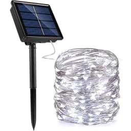 Solar LED Copper String Light 8 Modes Fairy Outdoor Holiday Garland Decoration Garden 30M/20M/10M/5M/2M Party Lights