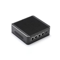 Topton 4 LAN Fanless Firewall Mini PC Intel Celeron N2940 J4125 Pentium J5005 Soft Router Industrial Computer PfSense OPNsense