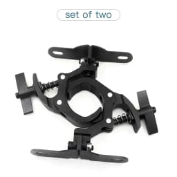 A Pair of Aluminum Light Hooks LED Moving Head Light Hook Stage Light Truss Safety Load 50KG Spring Hook Light Hook