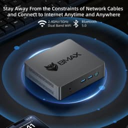 Bmax Mini PC B3 Pro Windows 11 8GB RAM 256GB SSD HDMI USB Dual Band WiFi Bluetooth DC 1000Mbps Ethernet Mini PC