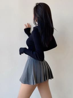 Micro Mini Skirt y2k Side Split Pleated Tennis Skirt Women Summer e-girl Sexy Club Wear Kpop Outfit