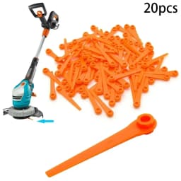 New 20Pcs Plastic Grass Trimmer Blades Replacement For Gardena 9823 9825 9820 9821 Garden Trimming Lawn Accessories Wholesale