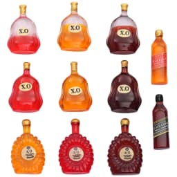 1:12 Doll House Decration Accessories Mini Food Coffee Drink Ice Cream Wine Cup Bottle