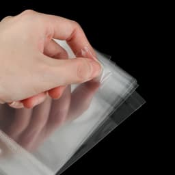100pcs/Lot Various Sizes Transparent Bag Self Adhesive Plastic Hanging Opp Pouches Seal Gift Bag for Jewelry Display Storage Bag