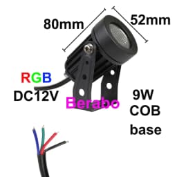 External Control RGB LED Lawn Lamp Outdoor LED Garden Lawn Light 21W Landscape Lamp Spike Waterproof 12V 24V Path Bulb Spot Ligh