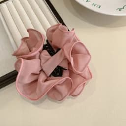 New Large Chiffon Claw Clip Hair Bow Large Size Black Fabric Ribbon Flower Rose Claw Jaw Clamps Clips Accessories for Women