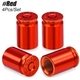 4PCS Tire Valve Stem Caps for Car Tires Universal Stem Covers for Car Leak Proof Stem Cover for SUV Truck Bicycle Motorcycles