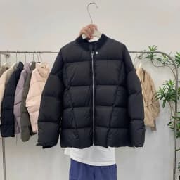 Schinteon Women White Duck Down Jacket Baseball Collar Thick Autumn Winter Warm Outwear Luxurious Casual Over Size Coat 2025 New