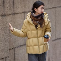 LOUISYAO 90% Duck Down Three Proof Jacket Women 2025 Winter Minimalist Hooded Thickened Premium Warm Outerwear Coat