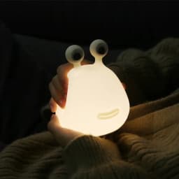Cartoon Slug LED Night Light Bedroom Sleeping Eye Protection Silicone Bedside Floor Lamps Baby Feeding TableLamp Room Decor Toys