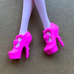 1/6 Scale Monster Doll Shoes Sandals DIY Dressing Accessories Set - Purple Blue Red Green Colors for Doll Decorations