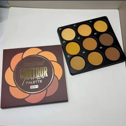 9-Color Waterproof Contour Concealer Matte Palette Medium to Deep Shades 3D Sculpting Oil Control Long Lasting Wear Makeup