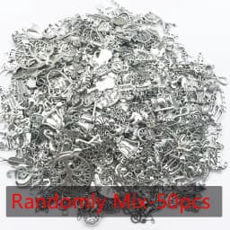 Randomly Mix 20/30/50pcs Metal Alloy Charms Pendants Beads For DIY Handmade Bracelets, Neacklaces, Earrings, DIY Jewelry Making