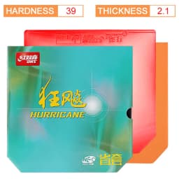 DHS NEO Hurricane 3 Provincial Table Tennis Rubber Orange Sponge NEO H3 Prov OS Ping Pong Rubber Sticky Top Sheet