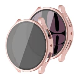 Tempered Glass+Cover for Samsung Galaxy watch 6/7 Case 44mm 40mm PC Anti-Spy Shockproof Overall Protective Cover Galaxy watch 6