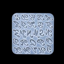 Alphabet Epoxy Resin Silicone Mold Letter Number Mould DIY Keychain Earring Pendant Epoxy Resin Jewelry Crafts Casting Mold