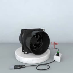1Pcs Adjustable Speed USB Exhaust Fan with Pipe Duct Air Ventilation Fume Absorber Simple Mini Air Blower