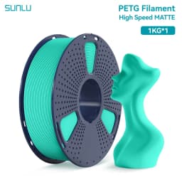 SUNLU High Speed PETG Filament 1.75mm +/- 0.02 MM 1kg Spool (2.2lbs) High Speed Printing Filament Fit Most FDM Printer