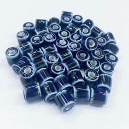 10Pcs 10*9MM Ceramic Cylinder Spacer Loose Beads for Jewelry Bracelet Necklace Accessories DIY