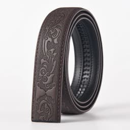 Luxury 3.5cm Genuine Leather Automatic Buckle Belt Men's High Quality Cowhide Belt High Quality Body Without Buckle Waist Straps