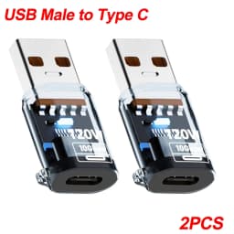 OTG USB C Female To USB A Male Adapter Converter High Speed Transfer for IPhone 16 15 IPad Tablet for Samsung Galaxy Android