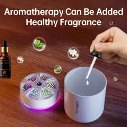 Powerful and Efficient Air Humidifier 180ML Aromatherapy Aroma Diffuser Essential Oil with Colorful Lights for Home Car Bedroom