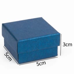 1Pcs Jewelry Packaging Gift Boxes Bags For Ring Necklace Bracelet Earrings Rectangle Cardboard With Sponge Jewelry Storage Box