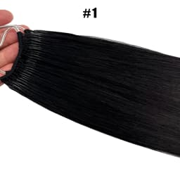 Straight Korea Popular Cotton String Twins Tip Hair Extensions Brazilian Remy Hair 0.5G/Pcs Keratin I-Tip Human Hair For Woman