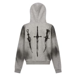 2025 Personalized Spray Painted Pattern Hooded Loose Casual Versatile Couple Style Hooded Sweatshirt Y2K, Paired with a Fringed