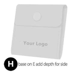 Custom Logo Drawer Jewelry Packaging Box Studs Necklace Rings Pull Out Kraft Paper Microfiber Suede Storage Dust Pouch Gift Bags