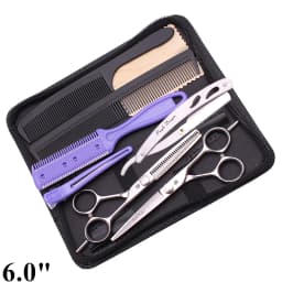 Professional Hairdressing Scissors Purple Dragon 5" 5.5" 6" 7" Japan 440C Hair Cutting Scissors Salon Thinning Scissors Z1021