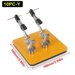 NEWACALOX Mini Welding Workbench Soldering Third Helping Hand Magnetic Flex Arm Custom Alligator Clips Electronic Repair Tools