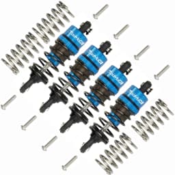 1/10 RC Oil Filled Shock Absorbers Kit for ARMMR HSP LosiTamiya TT02 TT01 WR-02 M05 M06 TA05 On Road Car Drift Car Upgrade Parts