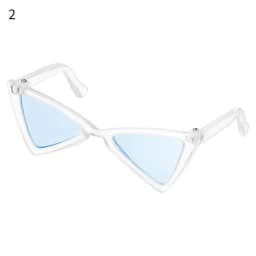 8.5cm Miniature Doll Sunglasses Pet Triangle Glasses Eyewear Eyeglasses For Blythe Doll Accessories Plush Doll Glasses Accessory