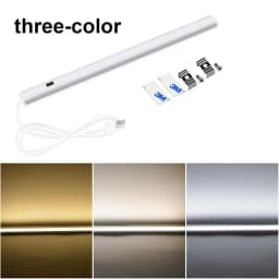 LED Under Cabinet Light PIR Motion Sensor Cabinet Closet Lamp 20/30 /50CM USB Led Night Lights For Kitchen Wardrob