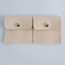 5-Pack Bulk Mini Envelope Jewelry Bag Snap Button Closure Luxury Microfiber Suede Jewelry Necklace Earrings Packaging Pouch Bags