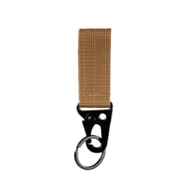 Tactical Belt Keychain Holder Carabiner Key Hook Nylon Webbing Buckle Systems Belts Buckle Hanging Hiking Outdoor Accessories