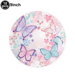 1set Pink Butterfly Balloons 32inch Number Balloon Set Happy Birthday Butterfly Foil Balloon Baby Shower Birthday Party Decors