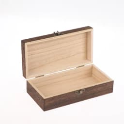 Vintage-Inspired Wooden Boxes With Lid Square Hinged Jewellery Craft Storage Box For Home Decoration DIY Hand-Made Mother's Day