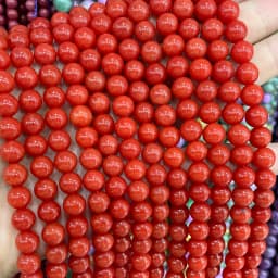 6 8 10MM Natural Stone Jade Chalcedony Round Multicolors Loose Beads For Jewelry Making Diy Charm Bracelets Necklace Accessories