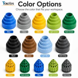 TOKTOS 35/116 Hole Rotary Tool Storage Box 360° Grinding Head Burr Drill Bit Polishing Accessory Organizer for Jewelry Tools