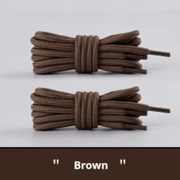 2 Pair Classic Round Shoelaces for Sneakers Boots Hiking Shoes Shoelace Oxford Heavy Duty and Durable Shoe Laces