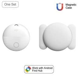 Android AirTag with Magnetic Case Locator Car Item Finder Car Bike Motorcycle Anti-lost Mini Gps Tracker with Protective Cover