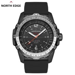 North Edge EVOQUE2 Outdoor Electronic Watch - Solar Waterproof Luminous Speed Dial for Active Lifestyle